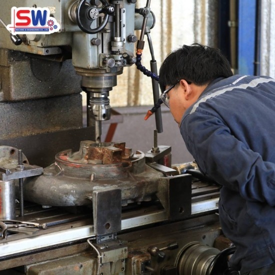 รับกลึง รับกัดเฟือง งานCNC ระยอง - โรงกลึงระยอง รับกลึงงาน CNC - SW MACHINE