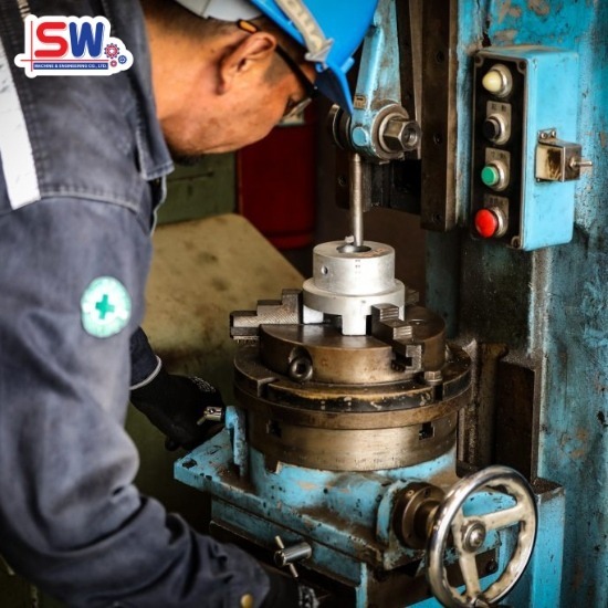 รับงานมิลลิ่ง ปาดเจาะ - โรงกลึงระยอง รับกลึงงาน CNC - SW MACHINE